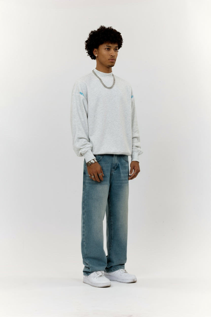 Gray Oversized Sweater