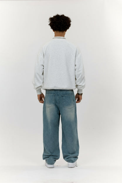 Gray Oversized Sweater