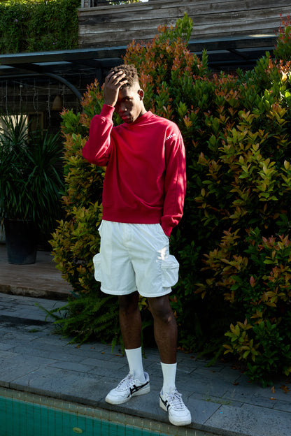 Red Oversized Sweater