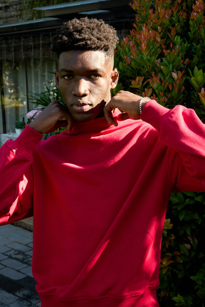 Red Oversized Sweater