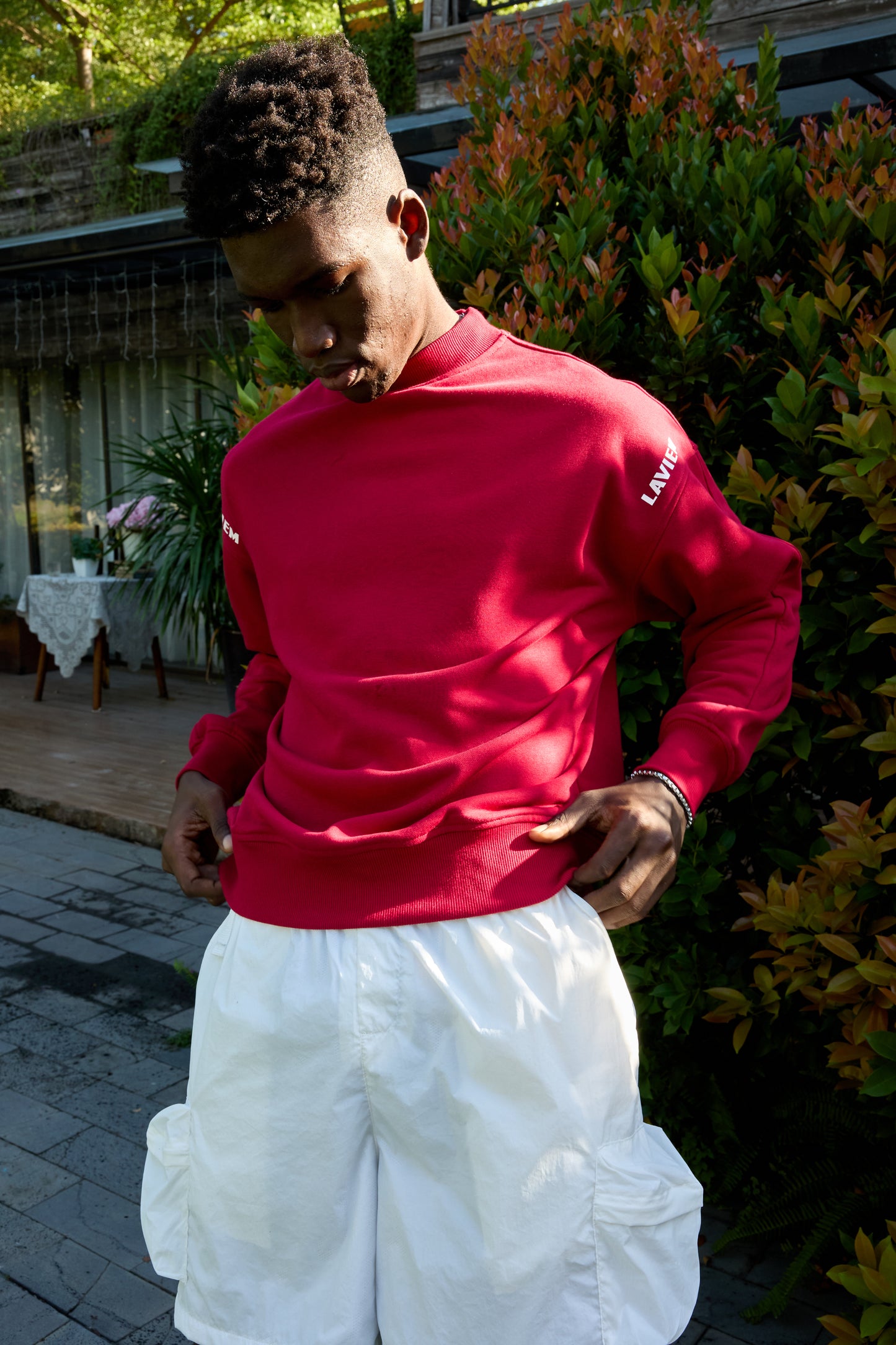 Red Oversized Sweater
