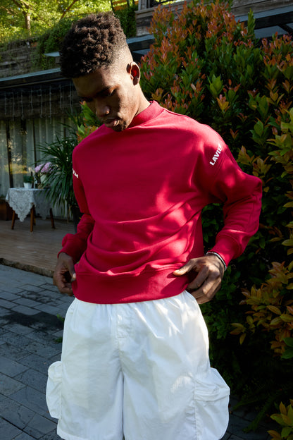 Red Oversized Sweater