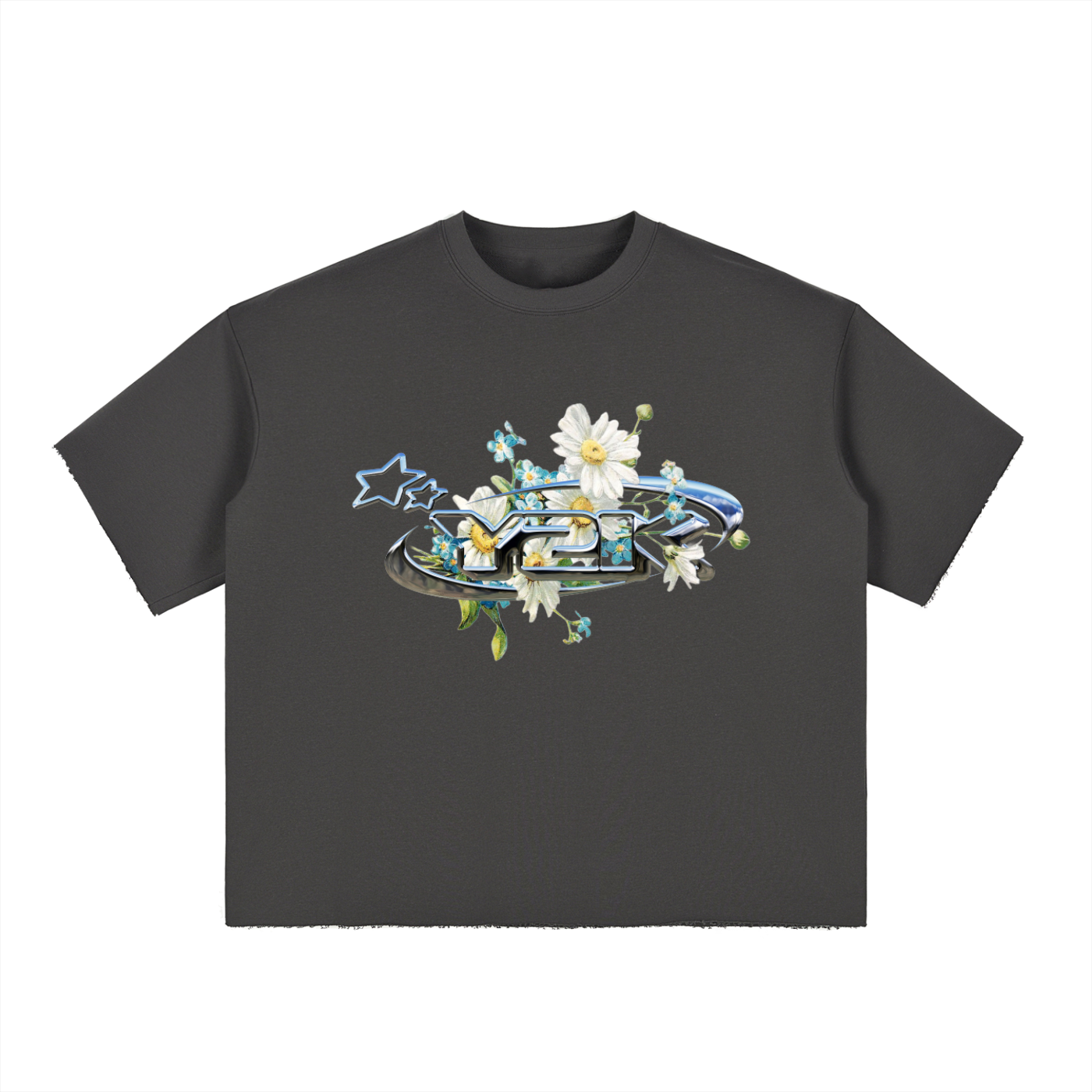Y2K Daisy Cropped Tee