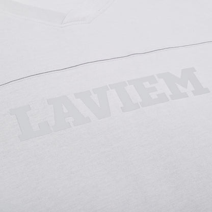 Gray V-neck Boxy Tee