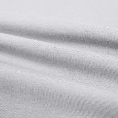 Gray V-neck Boxy Tee