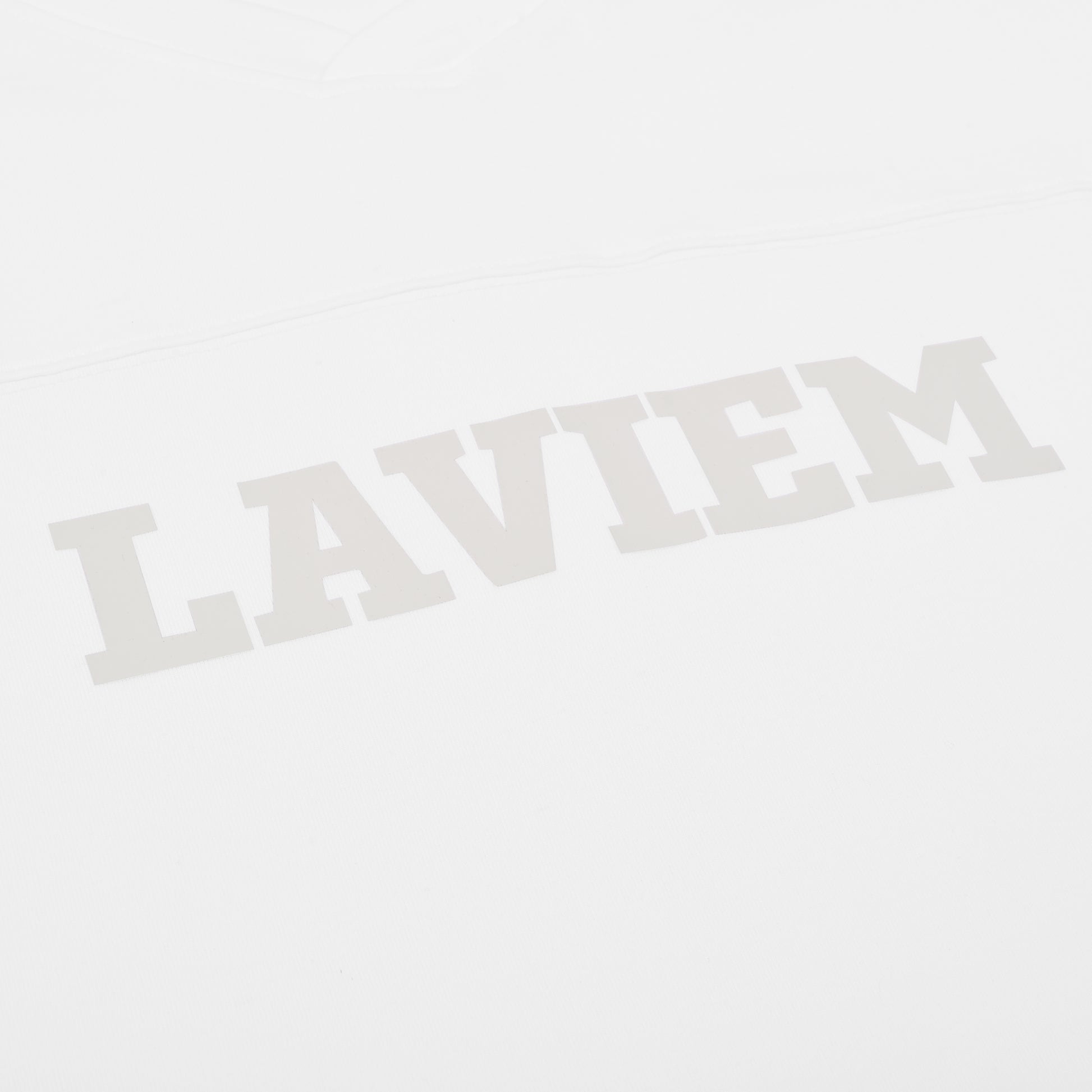 White 'LAVIEM' logo on a light gray background