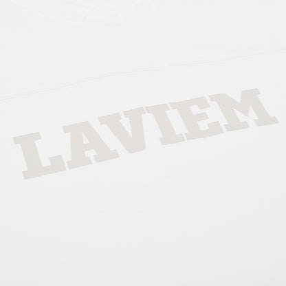 White 'LAVIEM' logo on a light gray background
